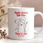 Sevgililer Gününe Özel tasarımlı Özel Kupa Bardak Sevgiliye Hediye #34