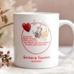 Sevgililer Gününe Özel tasarımlı Özel Kupa Bardak Sevgiliye Hediye #47