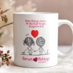 Sevgililer Gününe Özel tasarımlı Özel Kupa Bardak Sevgiliye Hediye #50