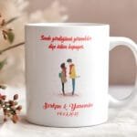 Sevgililer Gününe Özel tasarımlı Özel Kupa Bardak Sevgiliye Hediye #56