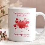 Sevgililer Gününe Özel tasarımlı Özel Kupa Bardak Sevgiliye Hediye #75