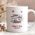 Sevgililer Gününe Özel tasarımlı Özel Kupa Bardak Sevgiliye Hediye #9