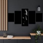 Atatürk Parçalı Kanvas Tablo