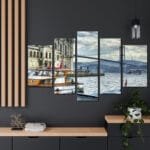 Ortaköy Parçalı Kanvas Tablo