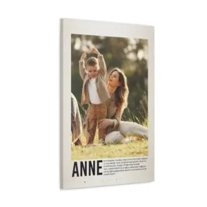 Kişiye Özel Anne Temalı Kanvas Tablo