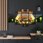 Eyfel Kulesi Parçalı Kanvas Tablo