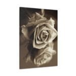 Gri Gül kanvas tablo