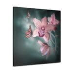 Pembe Kelebekler kanvas tablo