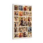 21 Fotoğraflı Kolaj Kanvas Tablo