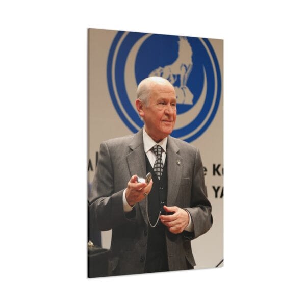 Devlet Bahçeli kanvas tablo mhp lideri