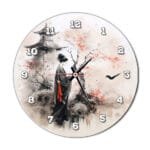 Japon Tapınak Kanvas Duvar Saati