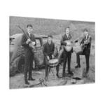 Açık Havada Müzik Grubu kanvas tablo