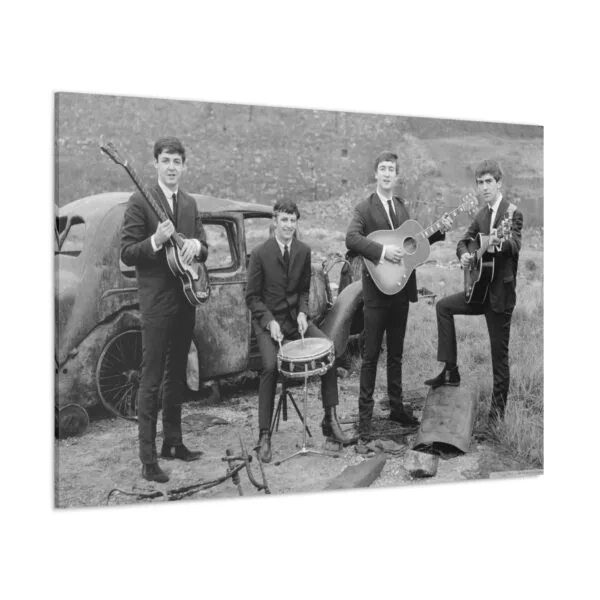 Açık Havada Müzik Grubu kanvas tablo
