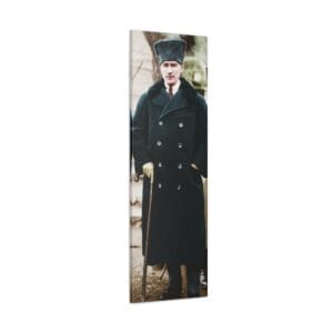 Bastonlu Atatürk Kanvas Tablo