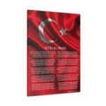 istiklal marşı kanvas tablo