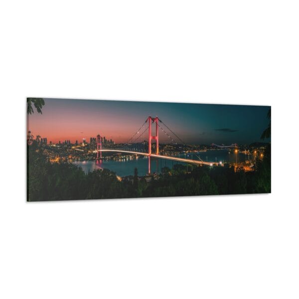 Gece ve İstanbul kanvas tablo