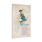 Semazen ve Mevlana Öğütleri kanvas tablo