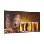 Renkli Biralar kanvas tablo