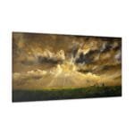 Parçalı Bulutlu Hava kanvas tablo