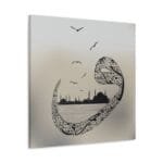 Vav ve İstanbul kanvas tablo