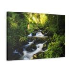 Akarsu ve Ağaçlar kanvas tablo