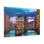 Hamburg Kuzey Kalesi kanvas tablo