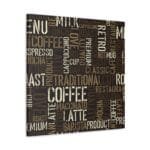 Minimalist Art Coffee kanvas tablo