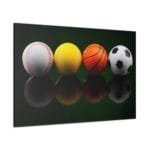 Küçük Toplar futbol basketbol kanvas tablo