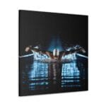 Yüzen insan kanvas tablo