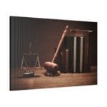 adalet terazisi temalı kanvas tablo
