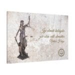 adaletin simgesi kanvas tablo