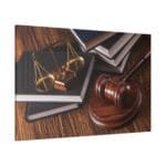 kitap ve tokmak kanvas tablo