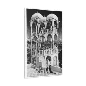 MC Escher Belvedere Kanvas Tablo