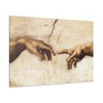 Michelangelo Buonarroti Ademin Yaratılışı Kanvas Tablo