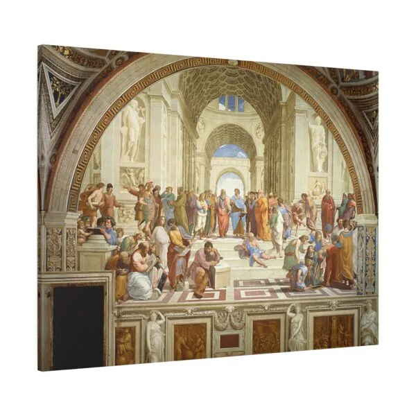 Raffaello Santi Atina Okulu Kanvas Tablo