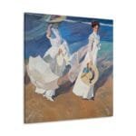 Joaquin Sorolla Paseando Por el Mar Kanvas Tablo