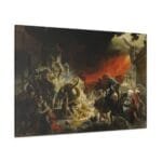 Karl Pavlovich Bryullov Pompei'nin Son Günü Kanvas Tablo