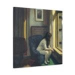 Edward Hopper Otel Room Kanvas Tablo