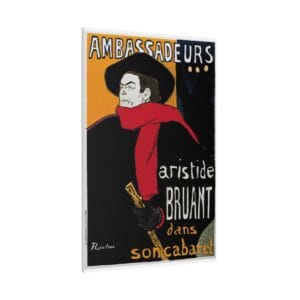Henri de Toulouse-Lautrec Aristide Bruant'ın Kabare kanvas tablo