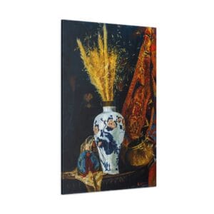 Osman Hamdi Bey Vazo Kanvas Tablo