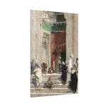Osman Hamdi Bey Yeşil Camii Önü Kanvas Tablo