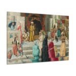 Osman Hamdi Bey Amerikalılar Kanvas Tablo