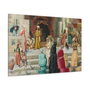Osman Hamdi Bey Amerikalılar Kanvas Tablo