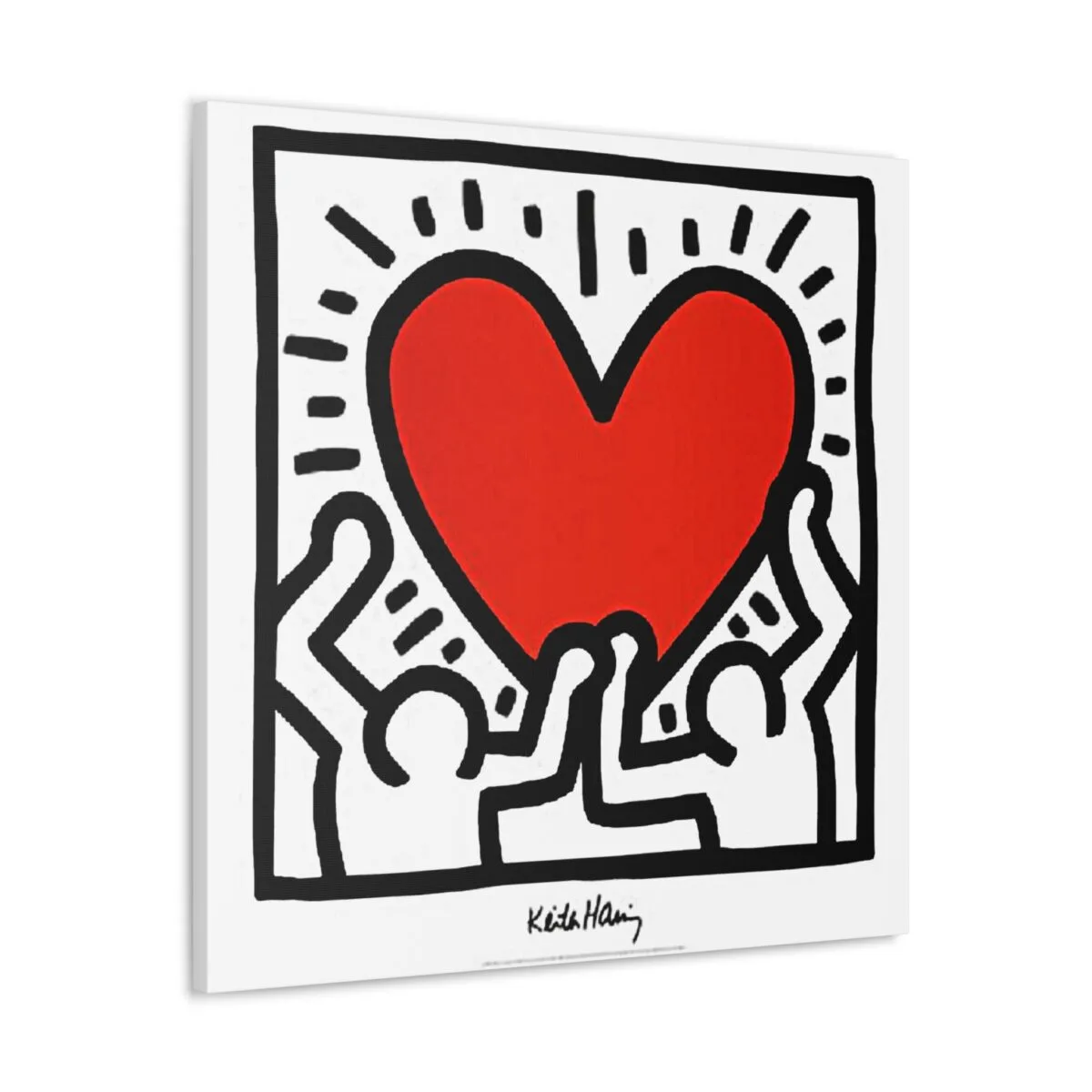 Keith Haring Love Kanvas Tablo