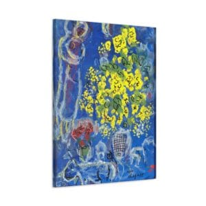 Marc Chagall Le bouquet Kanvas Tablo