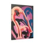 Ernst Ludvig Bathing Two Acrobats 1933 Kanvas Tablo