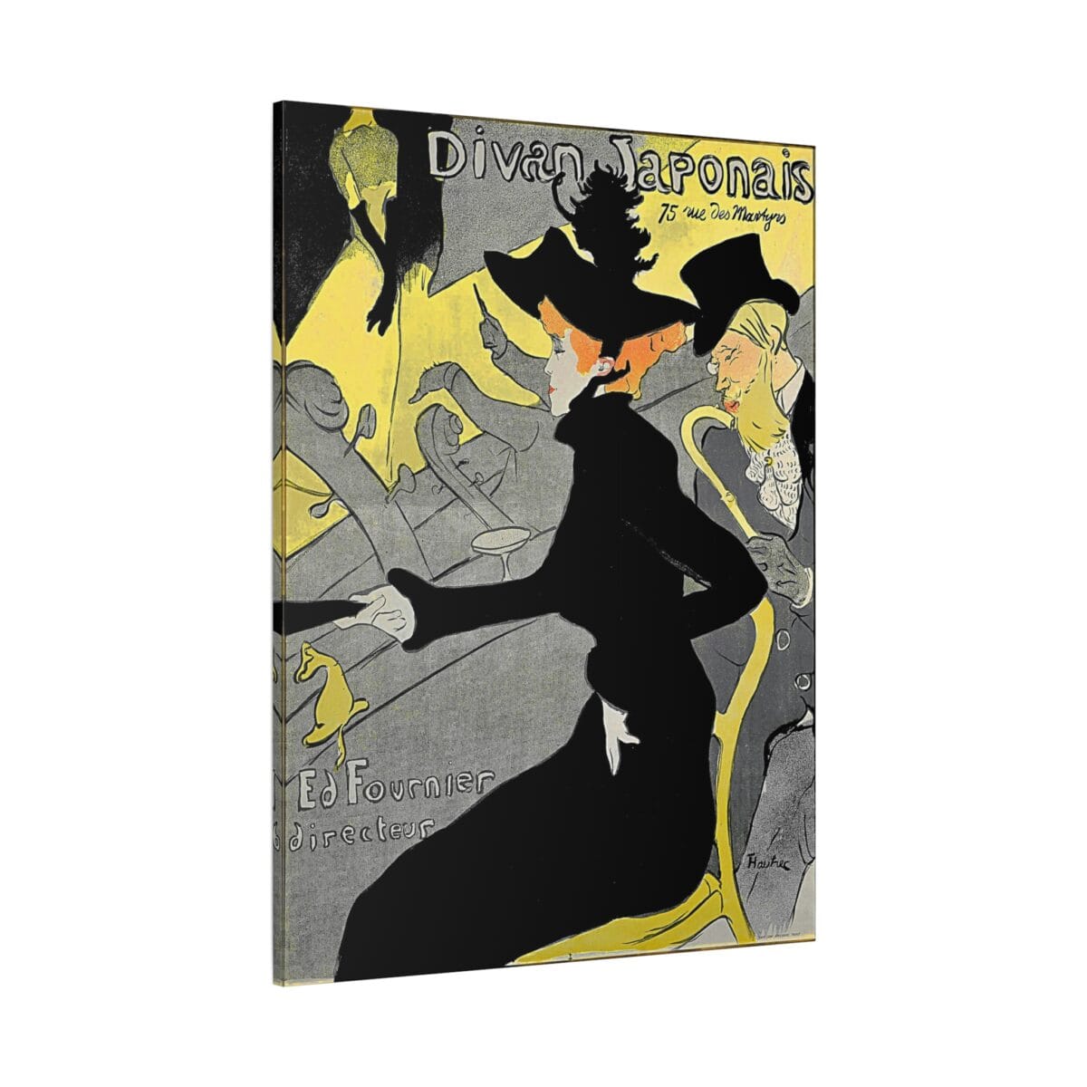 Henri de Toulouse-Lautrec Divan Japonias Kanvas Tablo