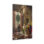 Osman Hamdi Bey Halı Tüccarı Kanvas Tablo