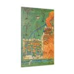 Matrakcı Nasuh Hamedan Haritası Kanvas Tablo