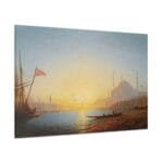 Amedee Rosier İstanbul Manzarası Kanvas Tablo